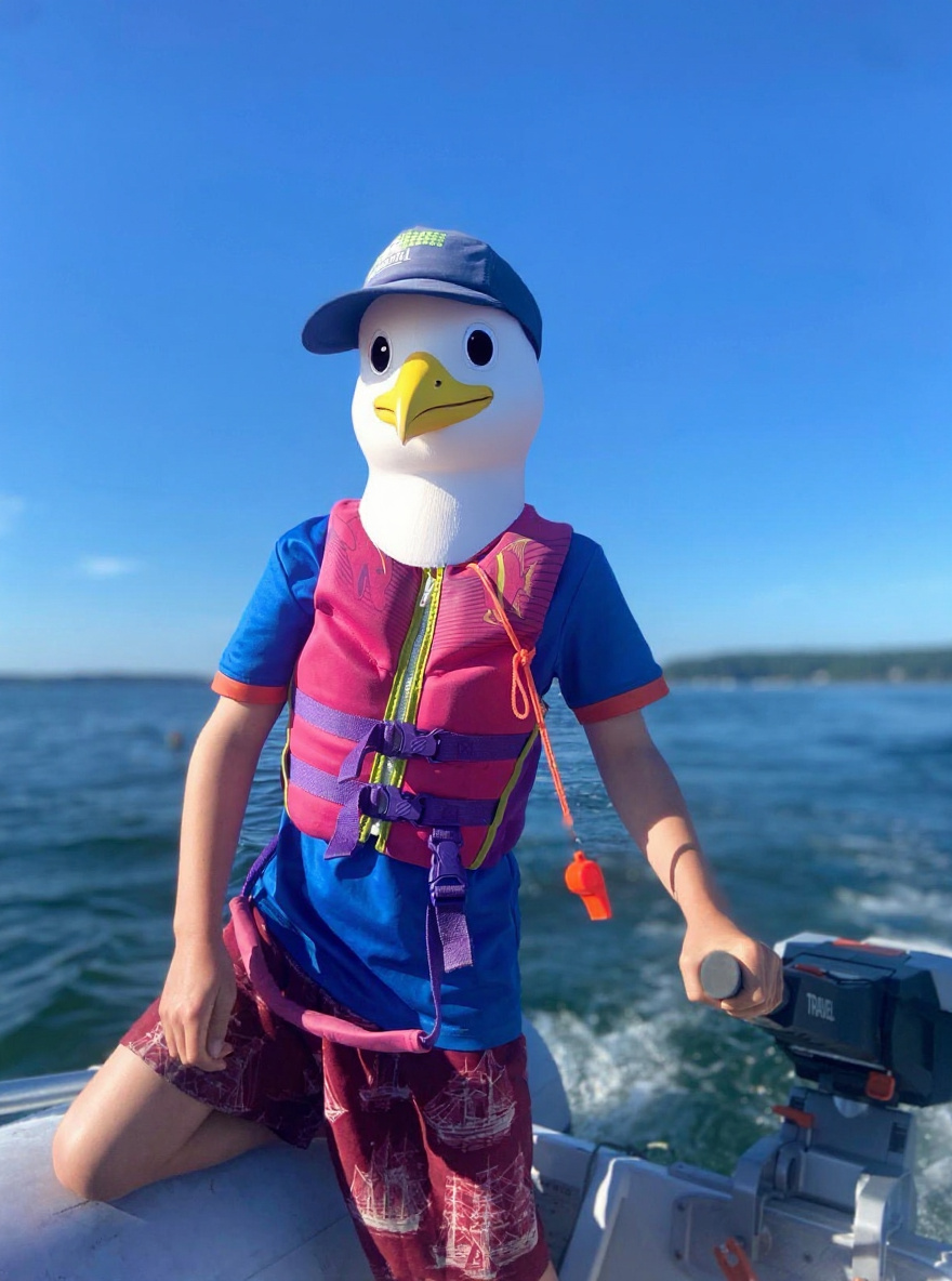 Dinghy pilot, Linekin Bay