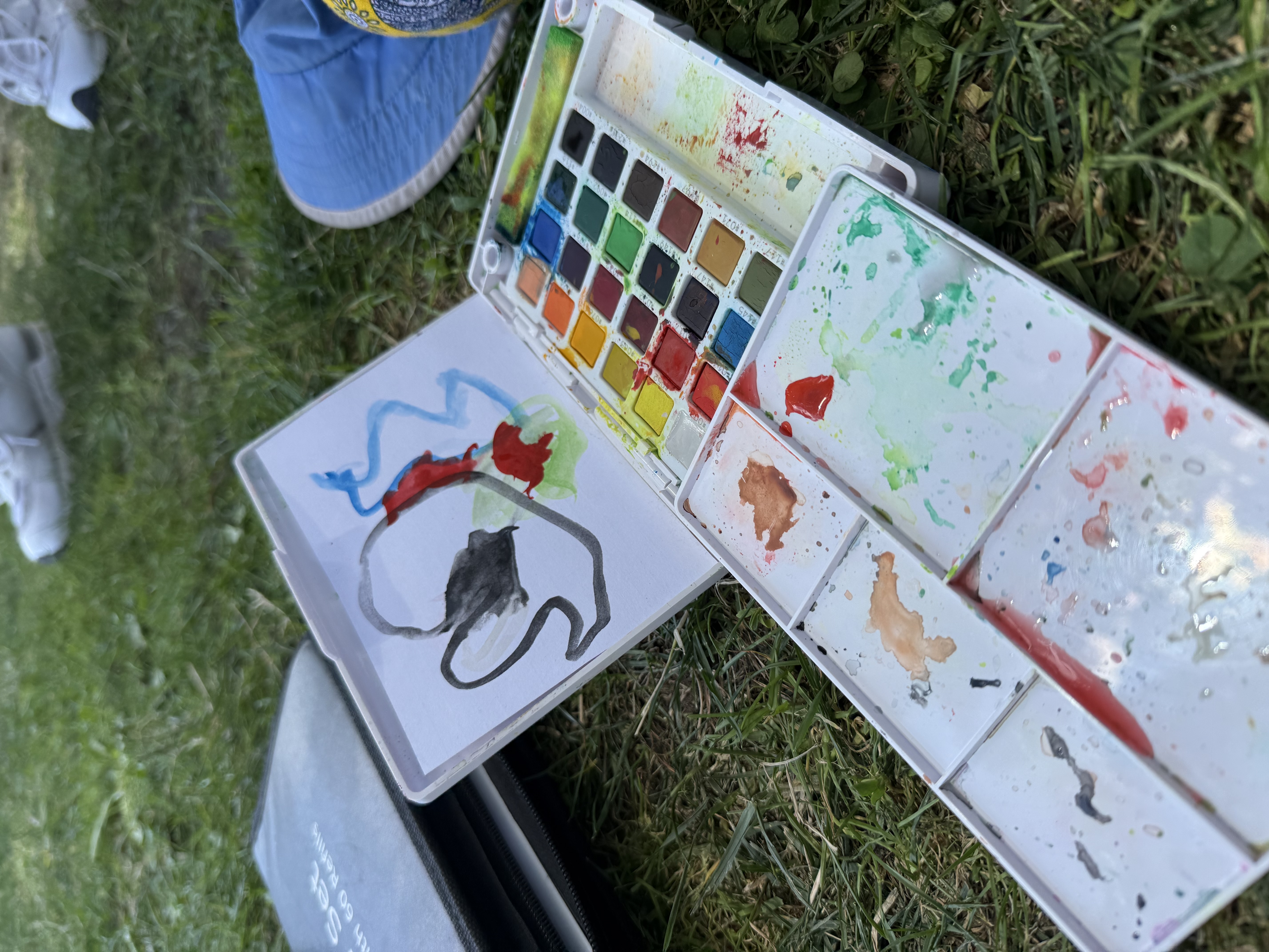 Watercolor in the park