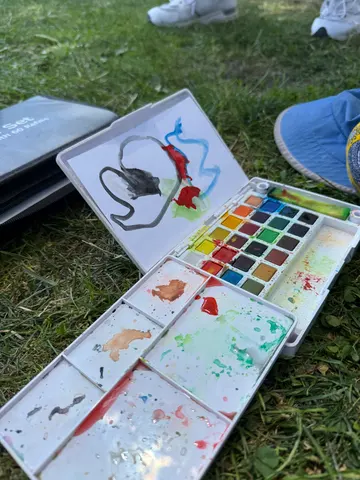 Watercolor in the park