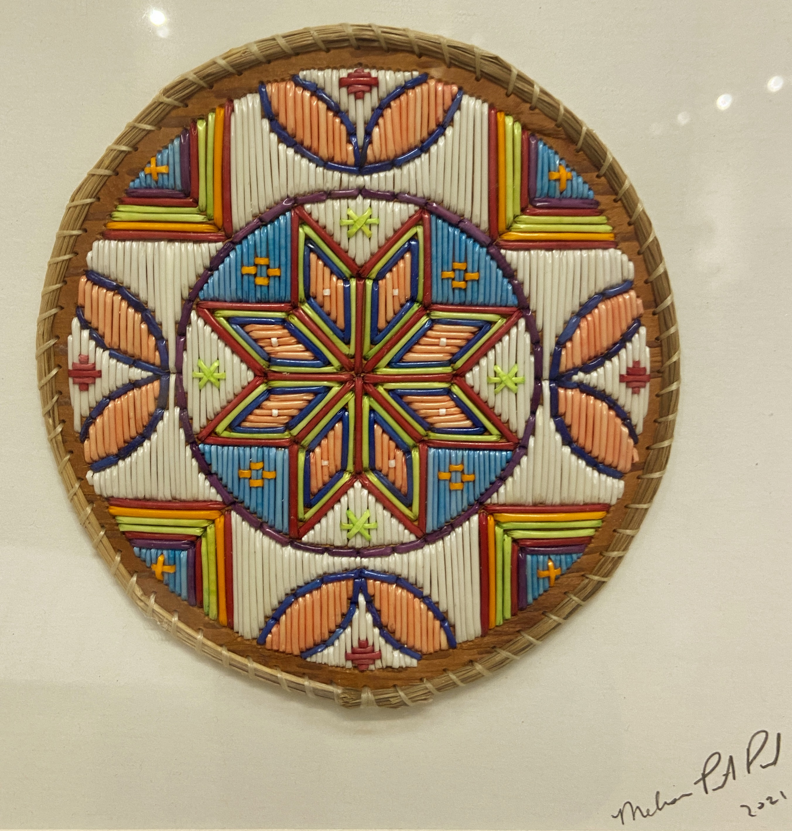 Mi’kmaq Porcupine quill art, Abbe Museum