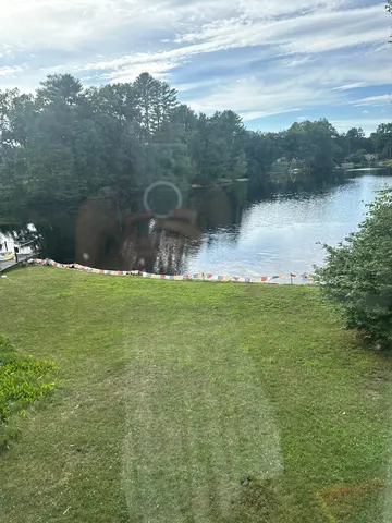 At lake house