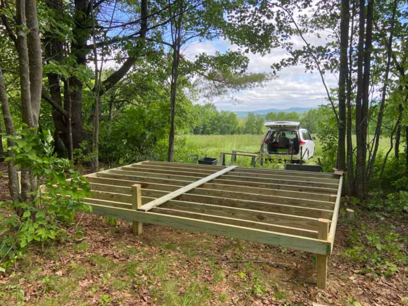 Posts, beams, and joists
