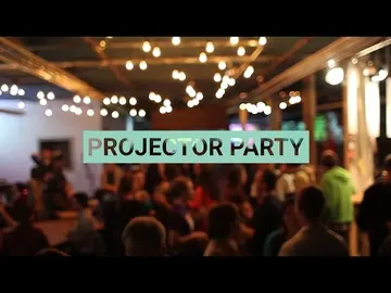 Projector Party at Aeronaut