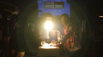 Projector party with overhead